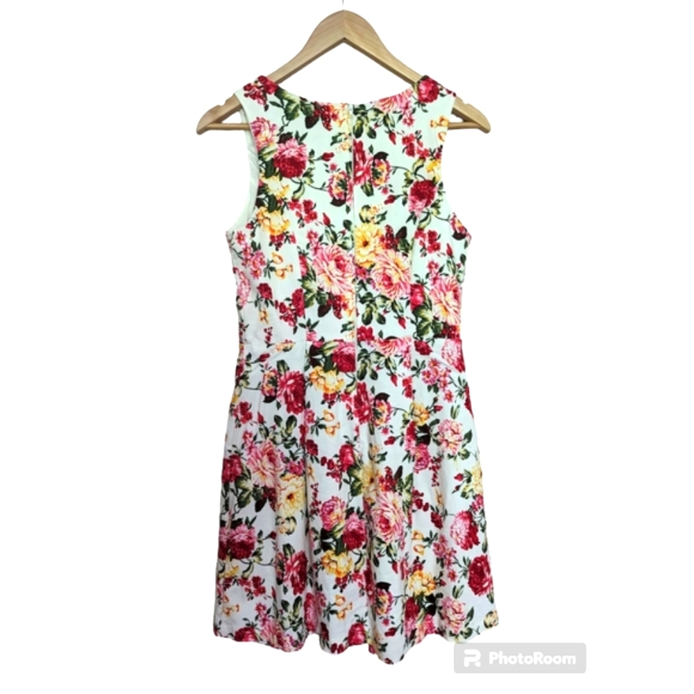 LULU'S Multi Color Floral Sleeveless Dress Large - Picture 2 of 7
